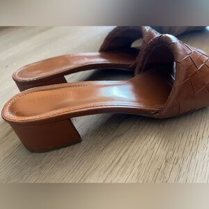 Marc Fisher Brown Quilted Heels